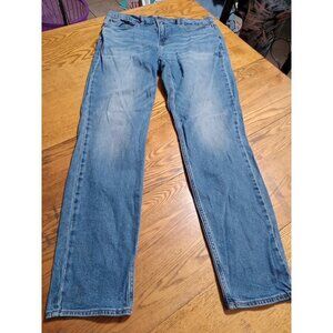 OLD NAVY Jeans Mens 36 X 34 BLUE ATHLETIC TAPER BUILT IN FLEX Preowned Chore